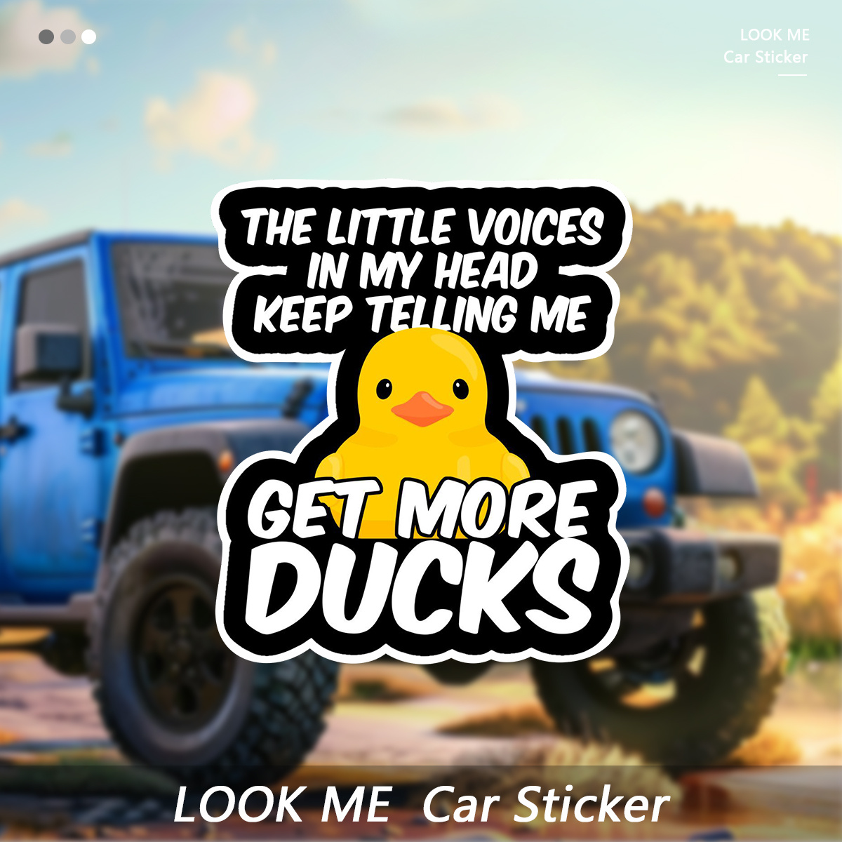 

- Car Decal - , Get Ducks , Adhesive For , Motorcycles, Laptops - For Trucks, Suvs - Decor, Collectible