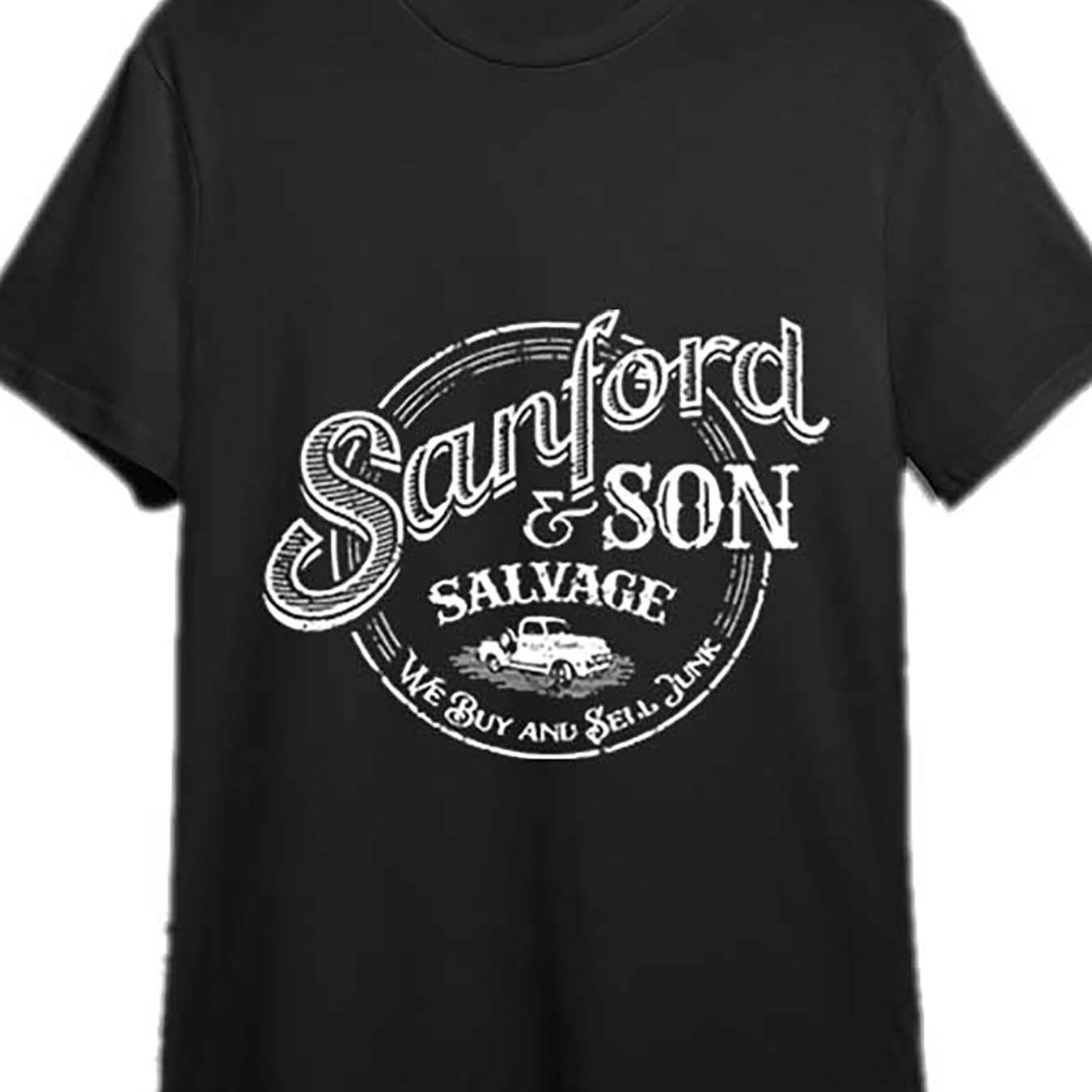 

Salvage -- Distressed -- -- T-shirts 336760 Men's Fun Short-sleeved Printed T-shirts, Black Pr