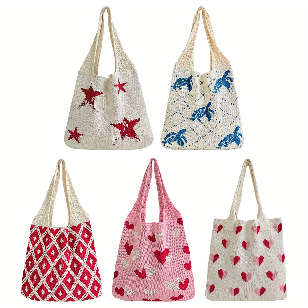 heart tote sold on Temu United States