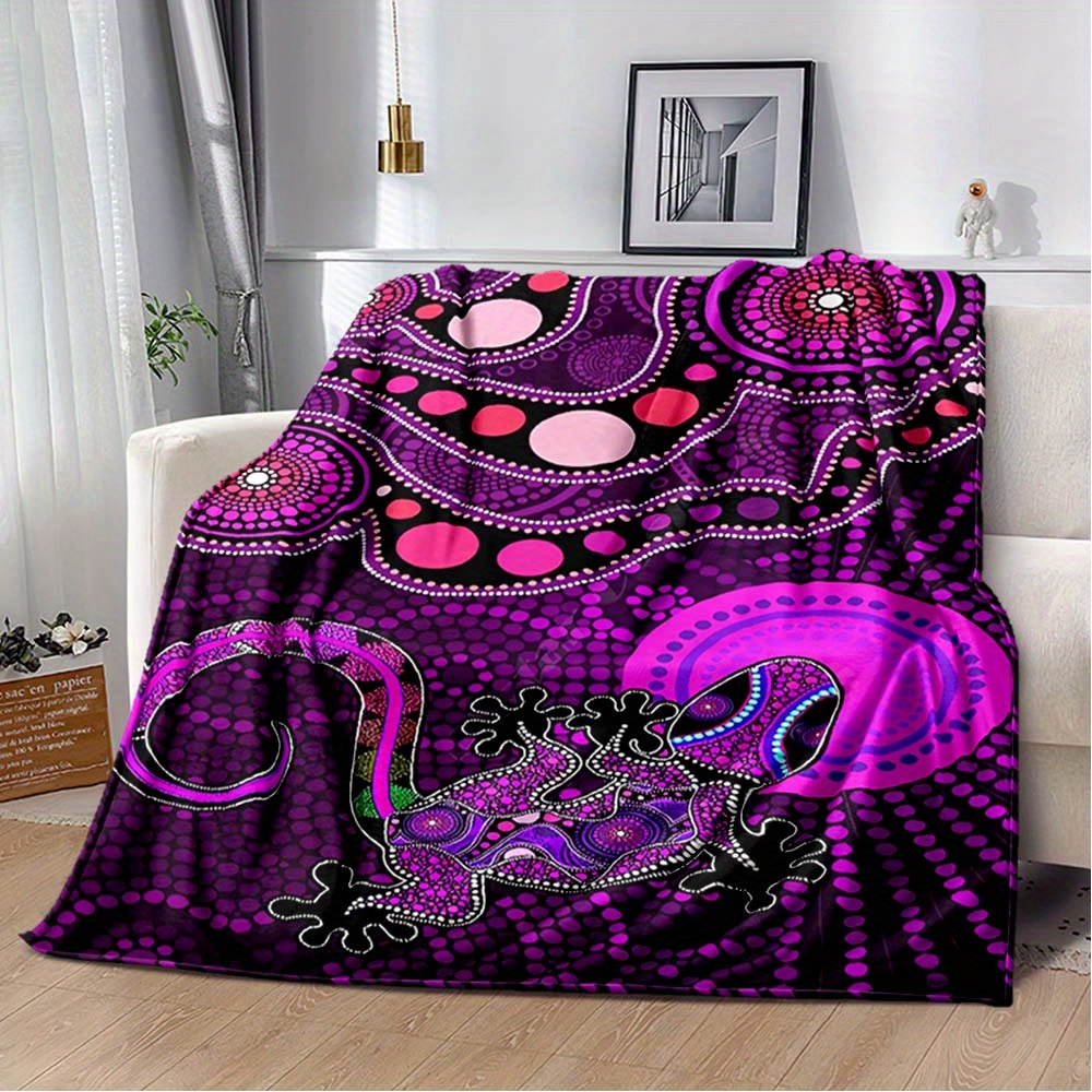 TEMU Versatile Blanket - Office, Home, And Travel - Soft Polyester, Ideal Gift For , Air Conditioning, Lunch Break, Towel