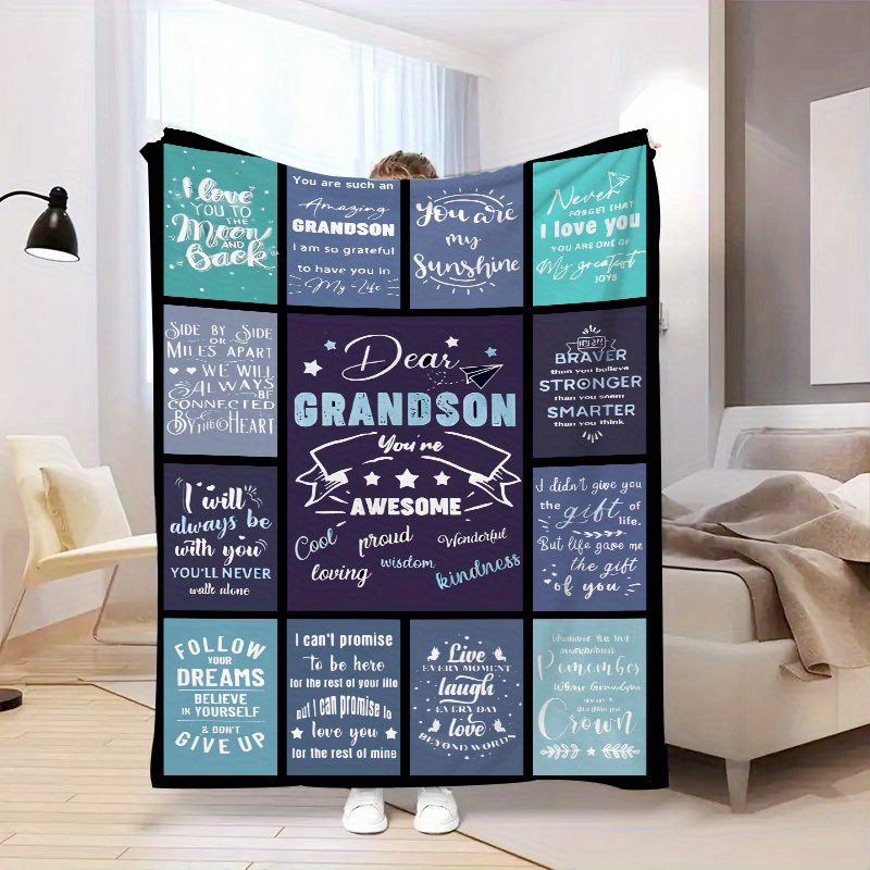

Cozy Flannel Blanket And Shawl - Message From - Perfect Gift For Home Decor And Travel