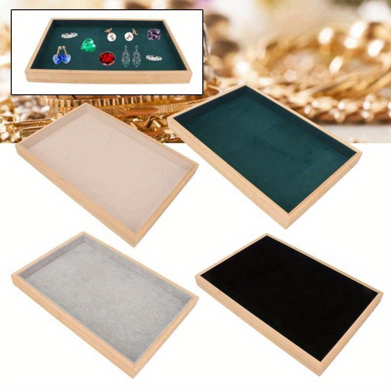 

1pc Jewelry Tray, Lightweight Elegant Wood Jewelry Drawer For Jewerly ( 4 Colors