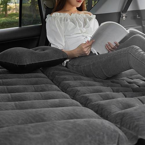 car inflatable bed suv off road in 1 travel bed durable portable sleeping pad for camping picnic home and travel multifunctional rest solution