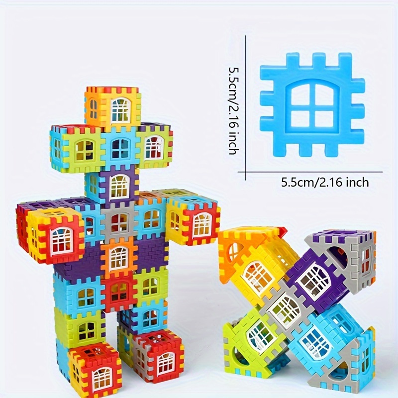 100pcs Assembly Building Blocks Large Size Creative Square Building Blocks