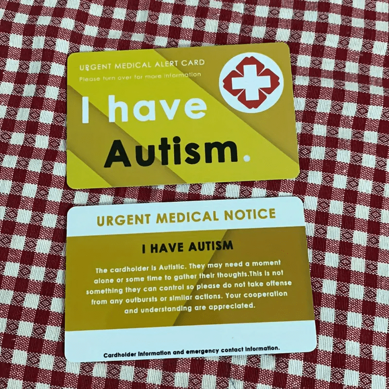 TEMU Anxiety & Awareness Wallet Cards - , Office Supplies