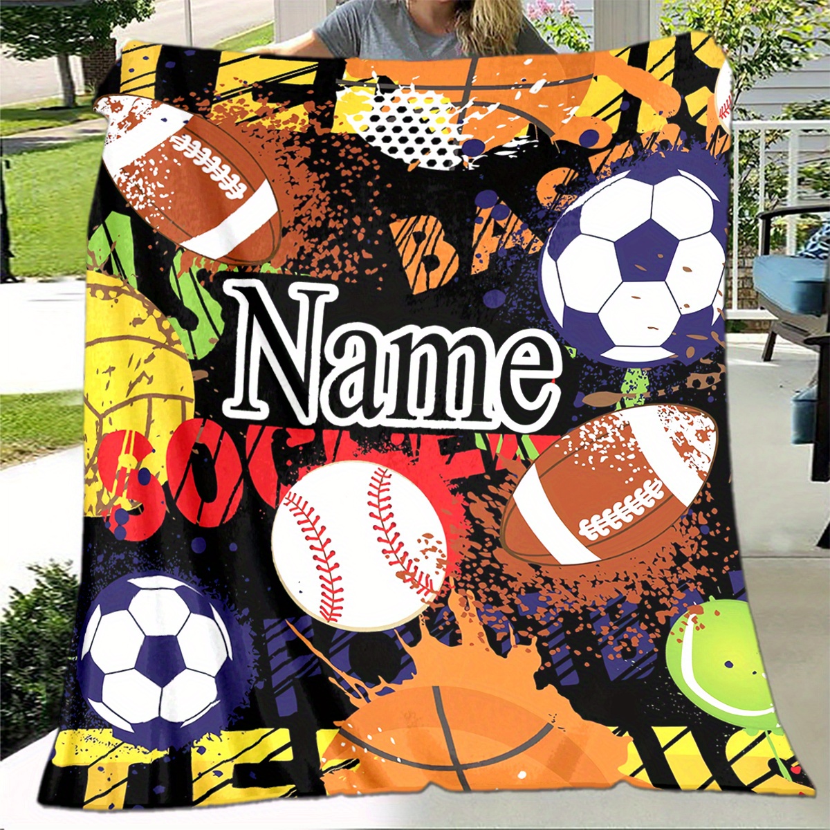 

Customizable - Blanket - , & For , Bed, , Camping | - |