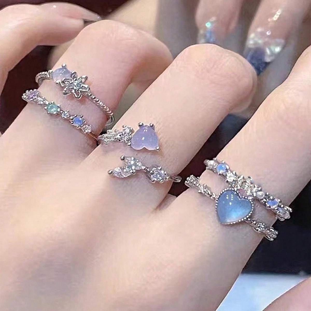 

3pcs Sea Set, Zinc Alloy Personalized Jewelry For Women, For & Gifting, 's Day