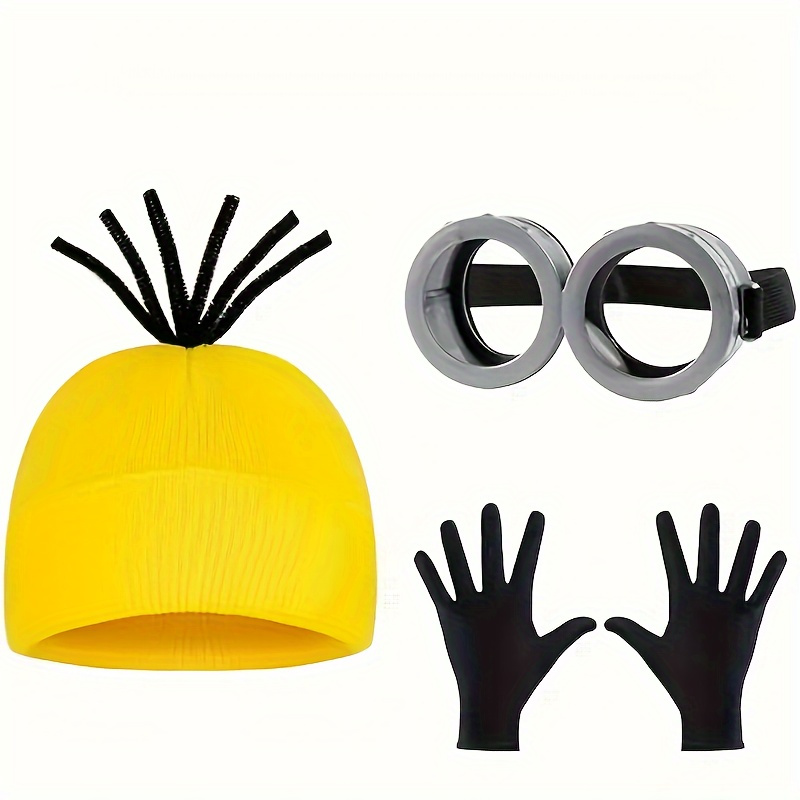 

Adult Cosplay Costume Set - Party Accessories With Hat, Goggles & Gloves, Cotton Material, No Batteries Required