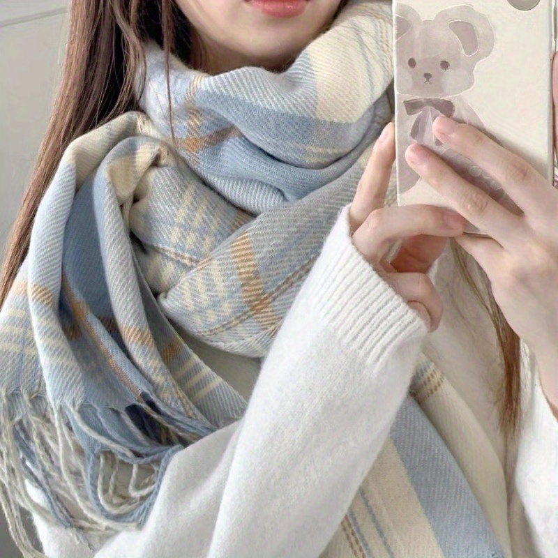 

Women's Fashionable Knitted Scarf, Soft And Warm, Autumn And Winter