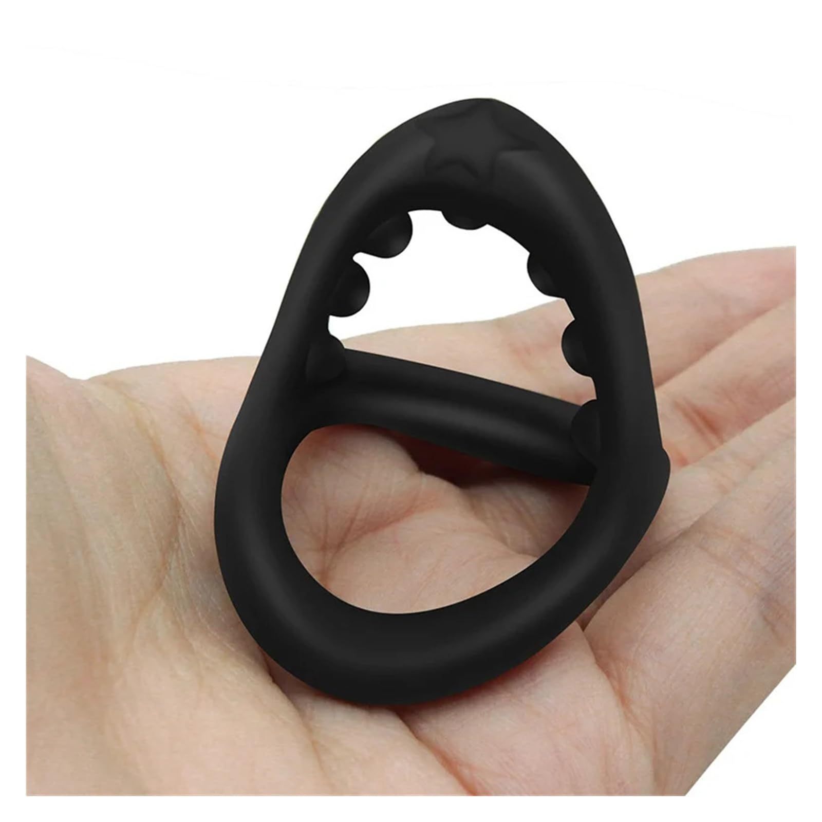 Silicone Triangle Ring for Men, Sexual Wellness Toy, No Electricity or Battery Needed, Durable and Easy to Clean, Enhances Sensitivity and Moisture, Enhances Sensitivity