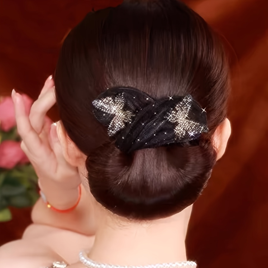 stunning   hair twist clip clips for elegant hair bun making stylish hair styling accessories for women daily use decorative   long lasting hold details 0