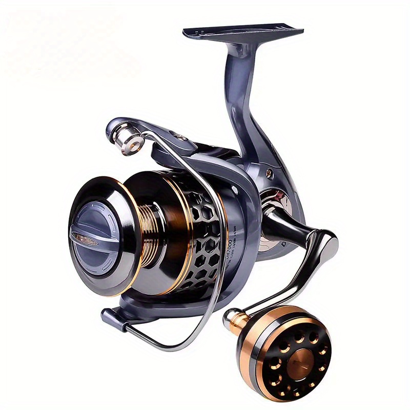 TEMU High-performance Saltwater Fishing Reel - 21kg Max Drag, Durable Aluminum Alloy Spool, 5.2:1 Gear , Design