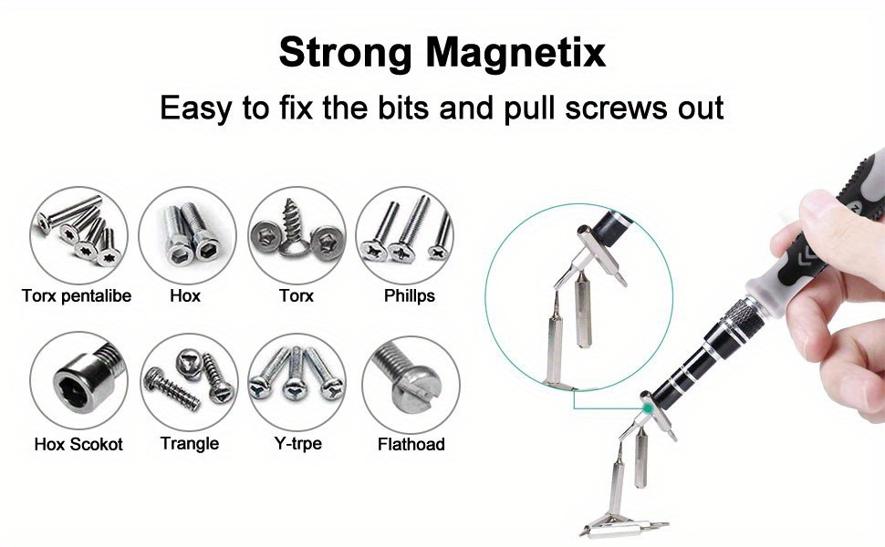 precision screwdriver set 115 in 1 screwdriver bit sets diy repair tools kit for iphone laptop glasses and other electronics mini screwdriver set with case details 1