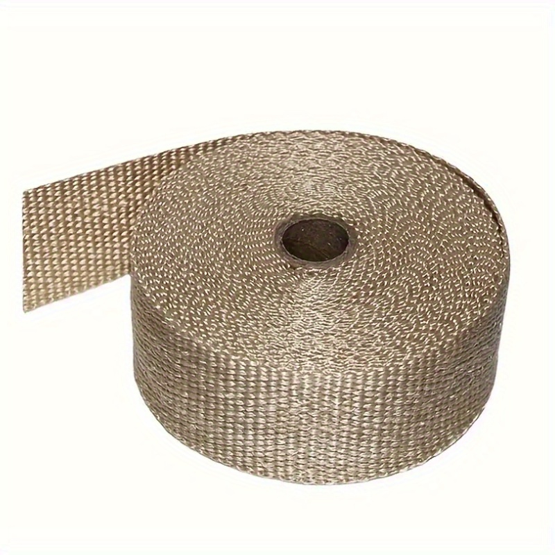 TEMU 196.85-inch Fiberglass Can High Temperature For Exhaust Coating-high Temperature Resistance Up To 700Â°c-durable Fiberglass Insulation Tape For
