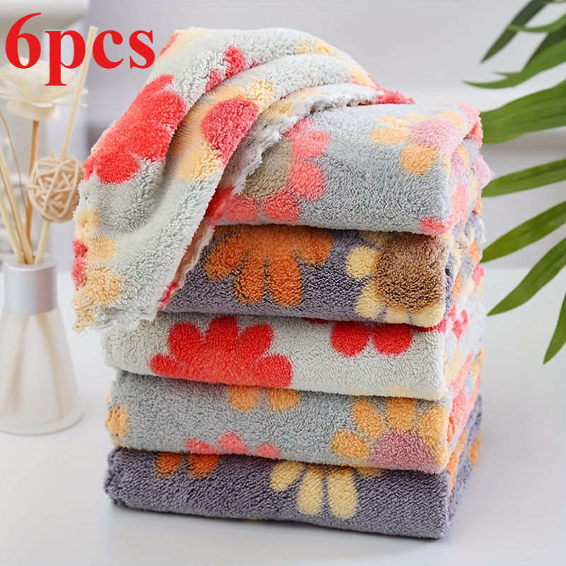 

[ ] 6pcs Towel Set - , -dry & Polyester - Types - For Bathroom