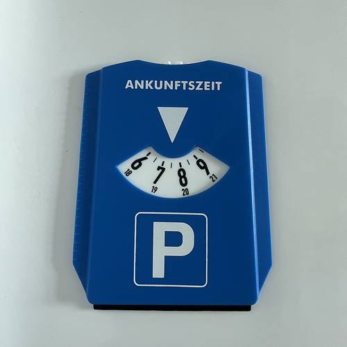 portable parking meter with ice scraper blue and motorcycle tool temporary parking sign essential vehicle accessory for made of pp non electric