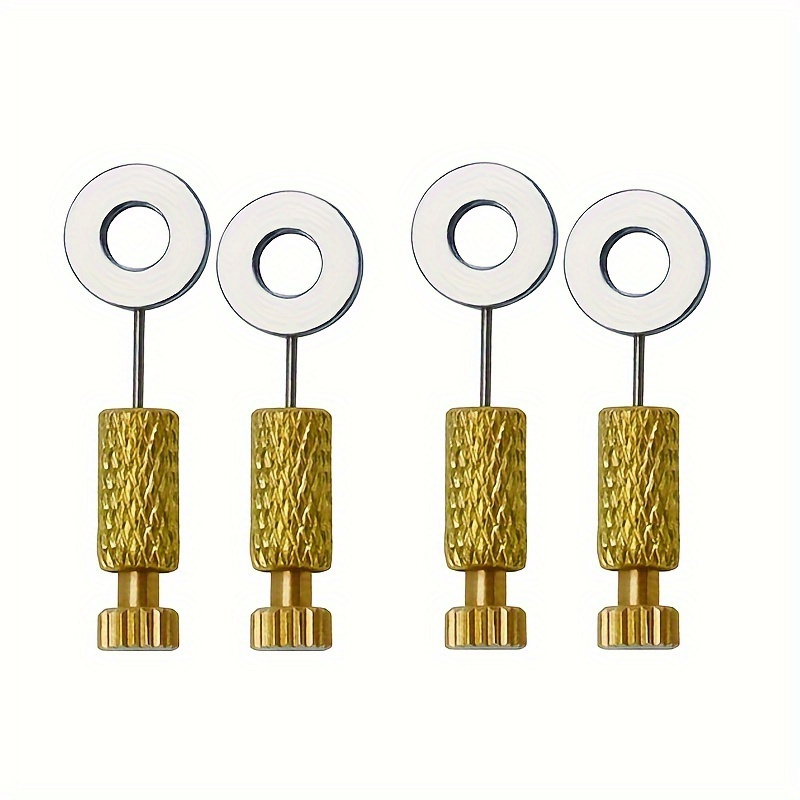 4pcs Premium Handmade Leather Crafting Needles Set - Precision Suture Fixing And Edge Locking Tools For Easy Leather Goods Projects, Durable And Secure Stitching, Ideal For Crafting Enthusiasts