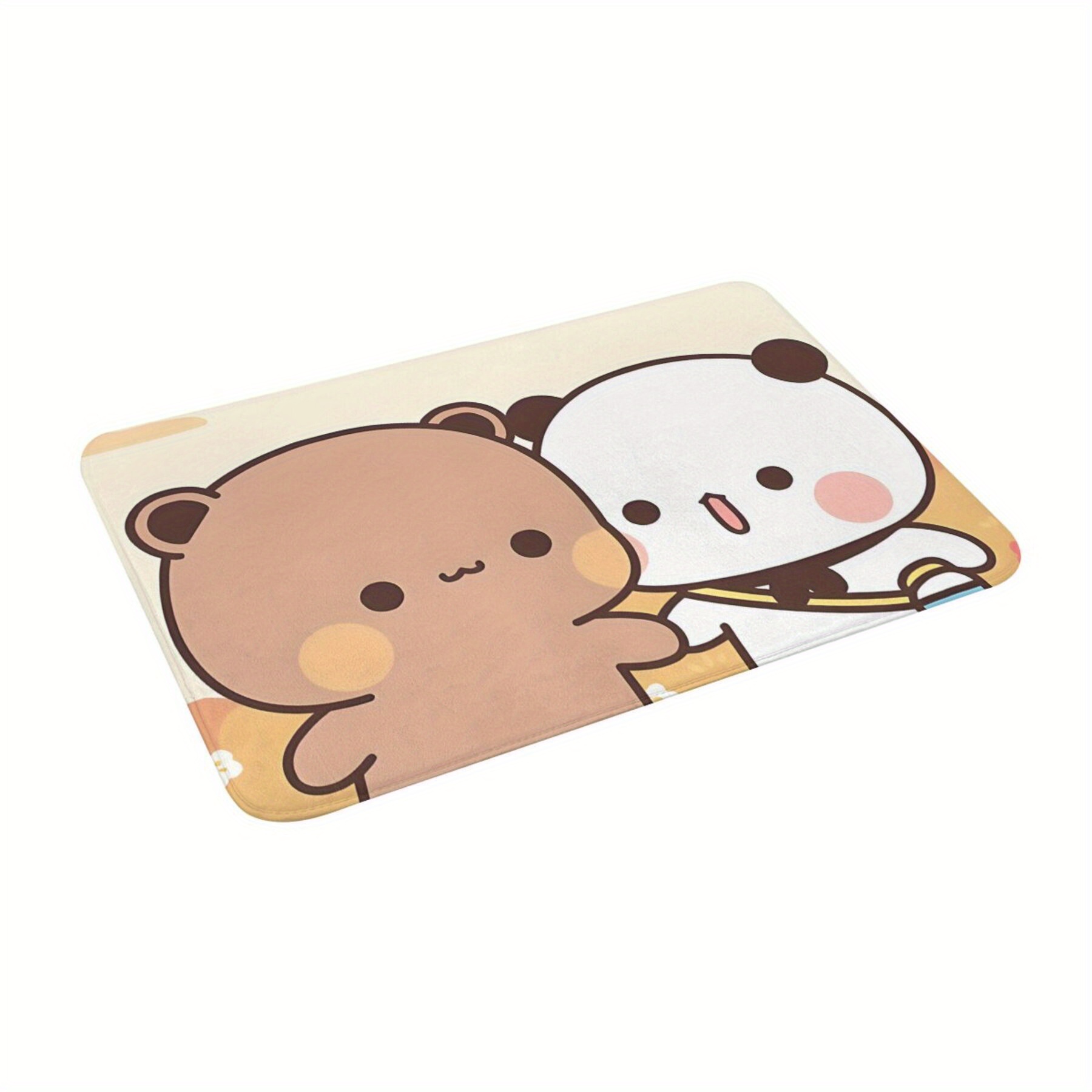 

Bear Couple Bathroom Mat - , Polyester Rug For , For , & Entryway