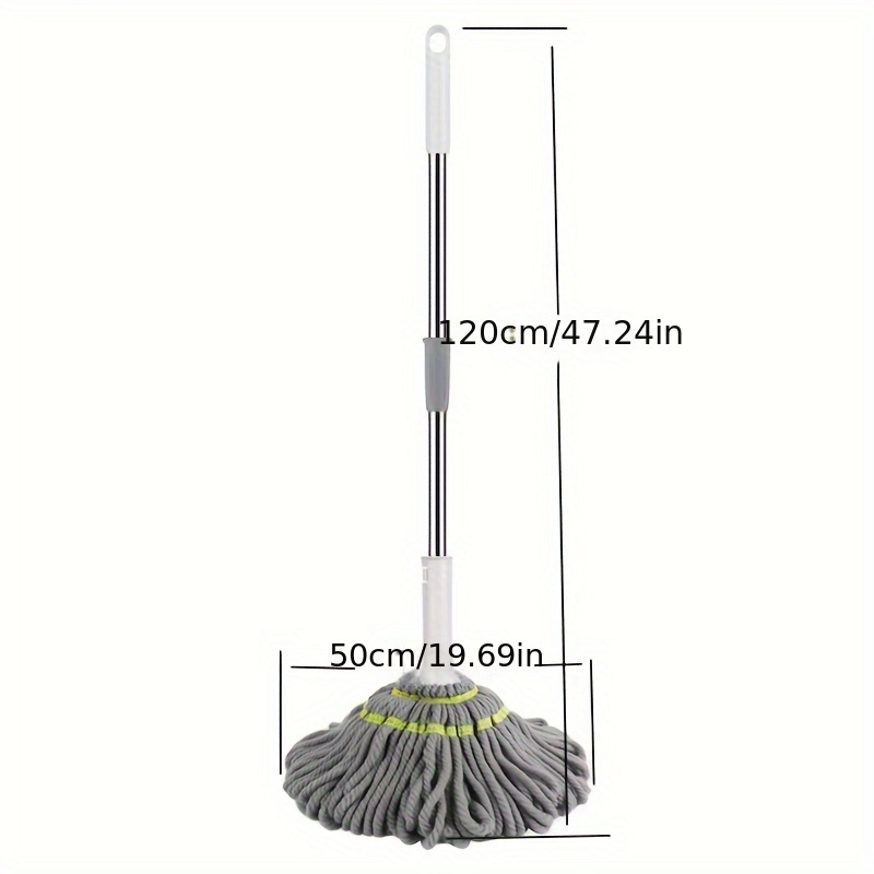 hands free self wringing string mop for   versatile wet and dry rotary mop for living room bedroom toilet kitchen and floor   details 4