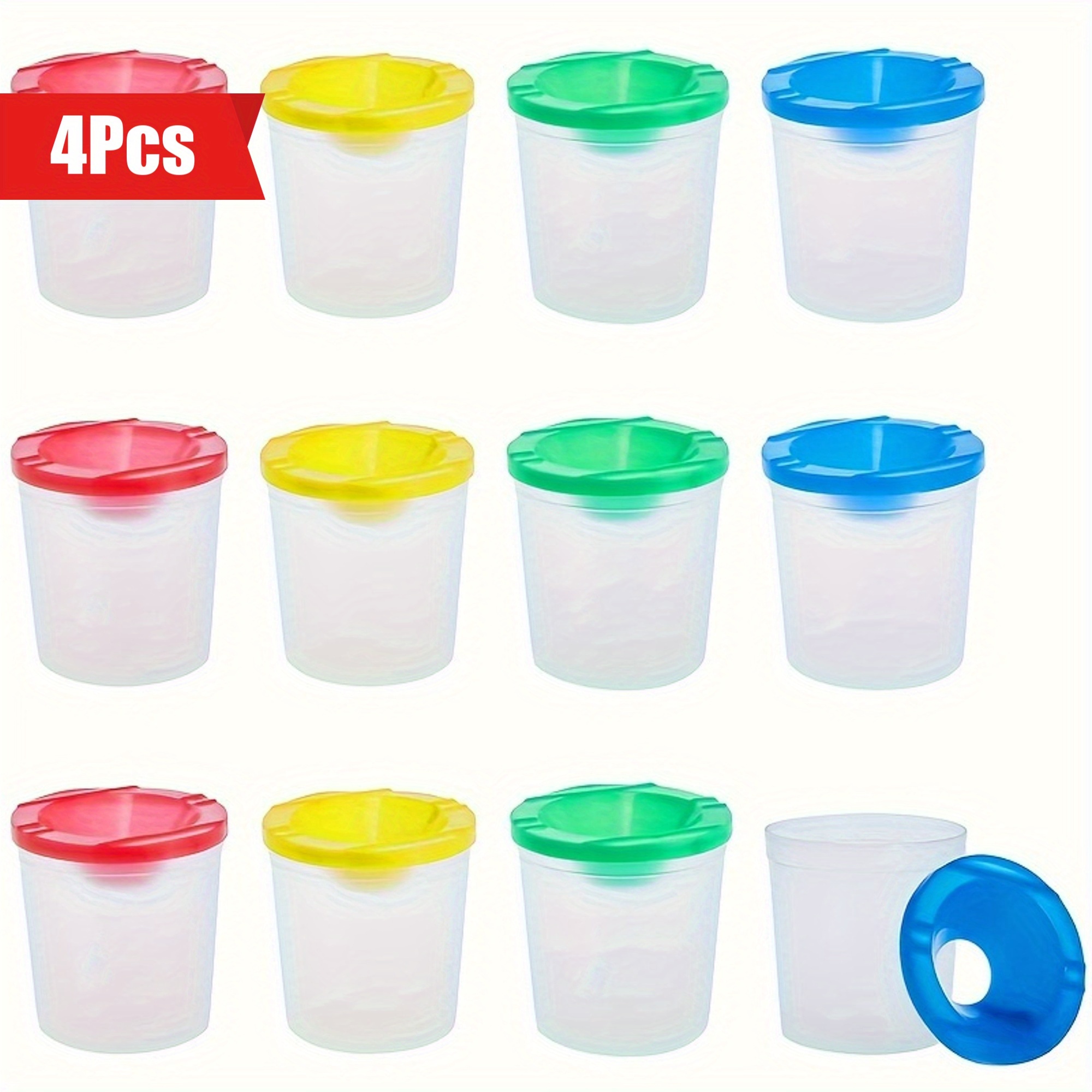 

4pcs/set - Cup Lid, Suitable For , And Crafts