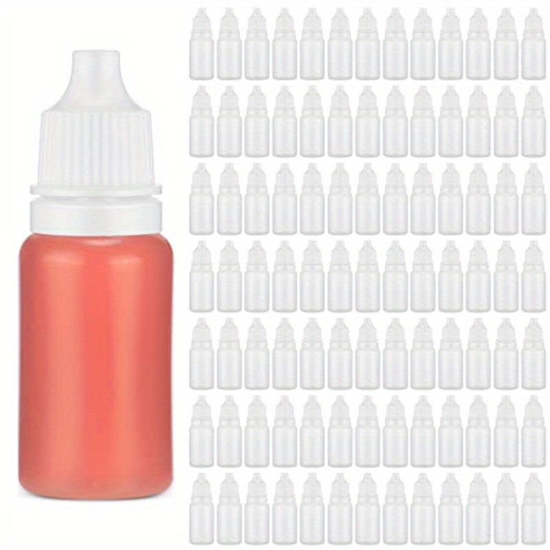 

25pcs/50pcs Dropper Bottles 20ml Empty Eye Dropper Bottle Small Liquid Plastic Container Portable Eye Liquid Dropper With Caps And Plug For Oil Eye Liquid Storage Containers For Craft