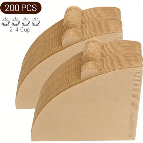 coffee filters size 02 coffee filter no blowout disposable for pour over and drip coffee maker 2 4 cup
