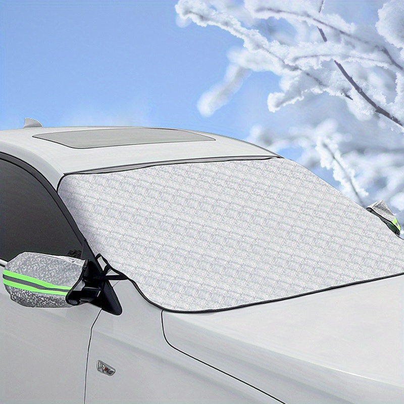 E-shop Winter-Autoscheiben-Schneedecke, Multifunktionale Auto-Sonnenschutzabdeckung