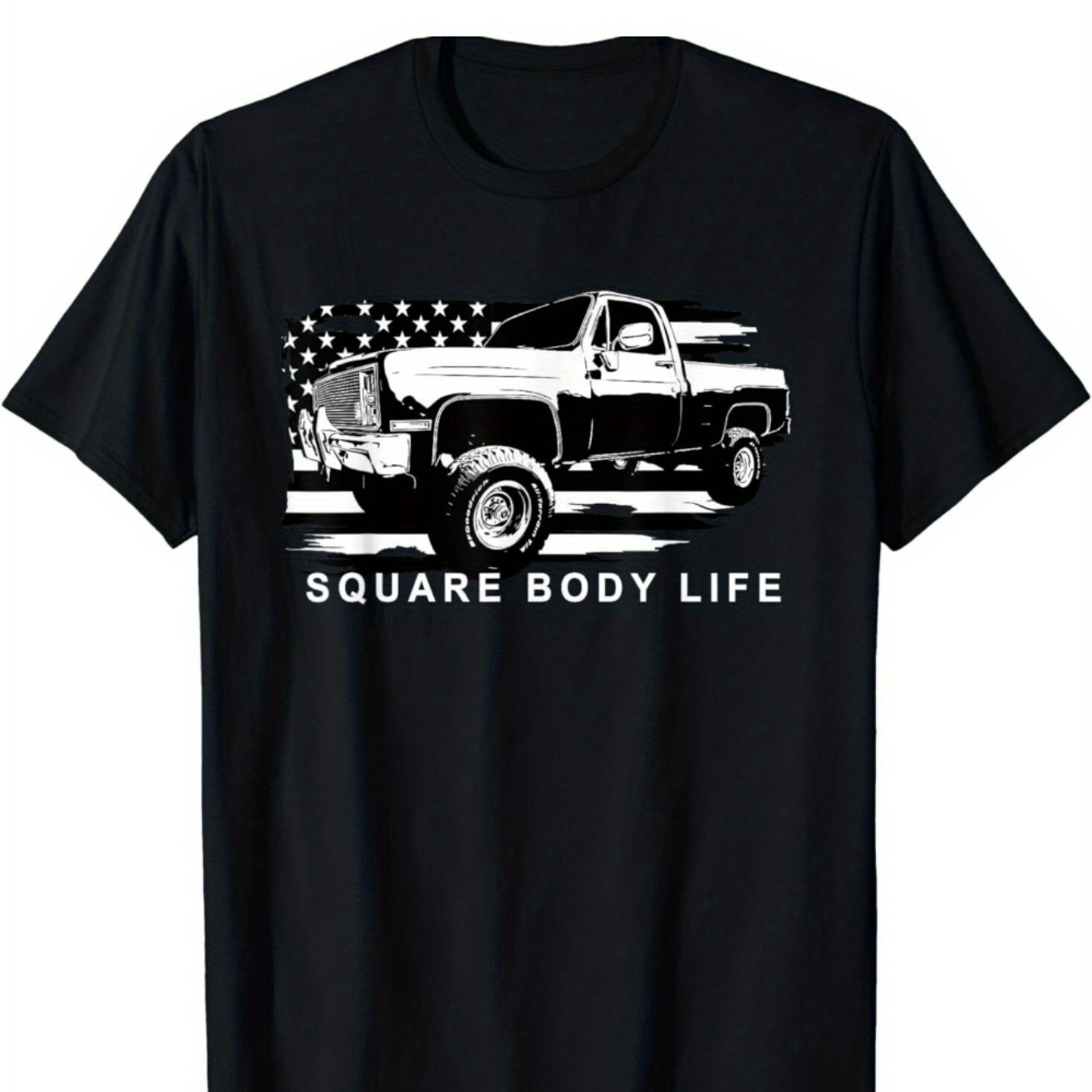 

Soft, Breathable, American Pickup Truck, Men's Top T-shirt