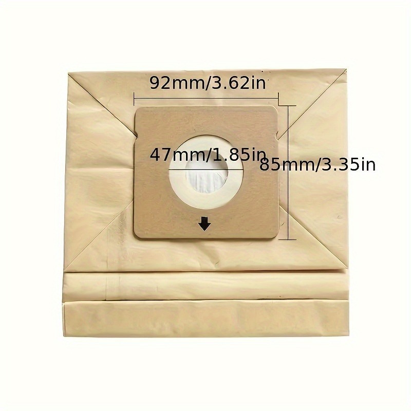 5pcs for electrolux philips sharp samsung   vacuum cleaner replacement paper dust bags 110mmx100mm details 0