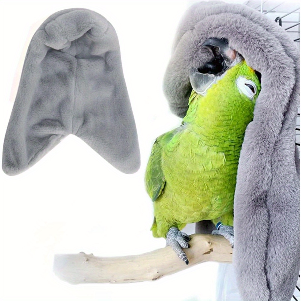 

1pc Polyester Fleece Blanket - Dry, Safe, Permeable Bed - Hanging Toy For , Parakeets, And Small -