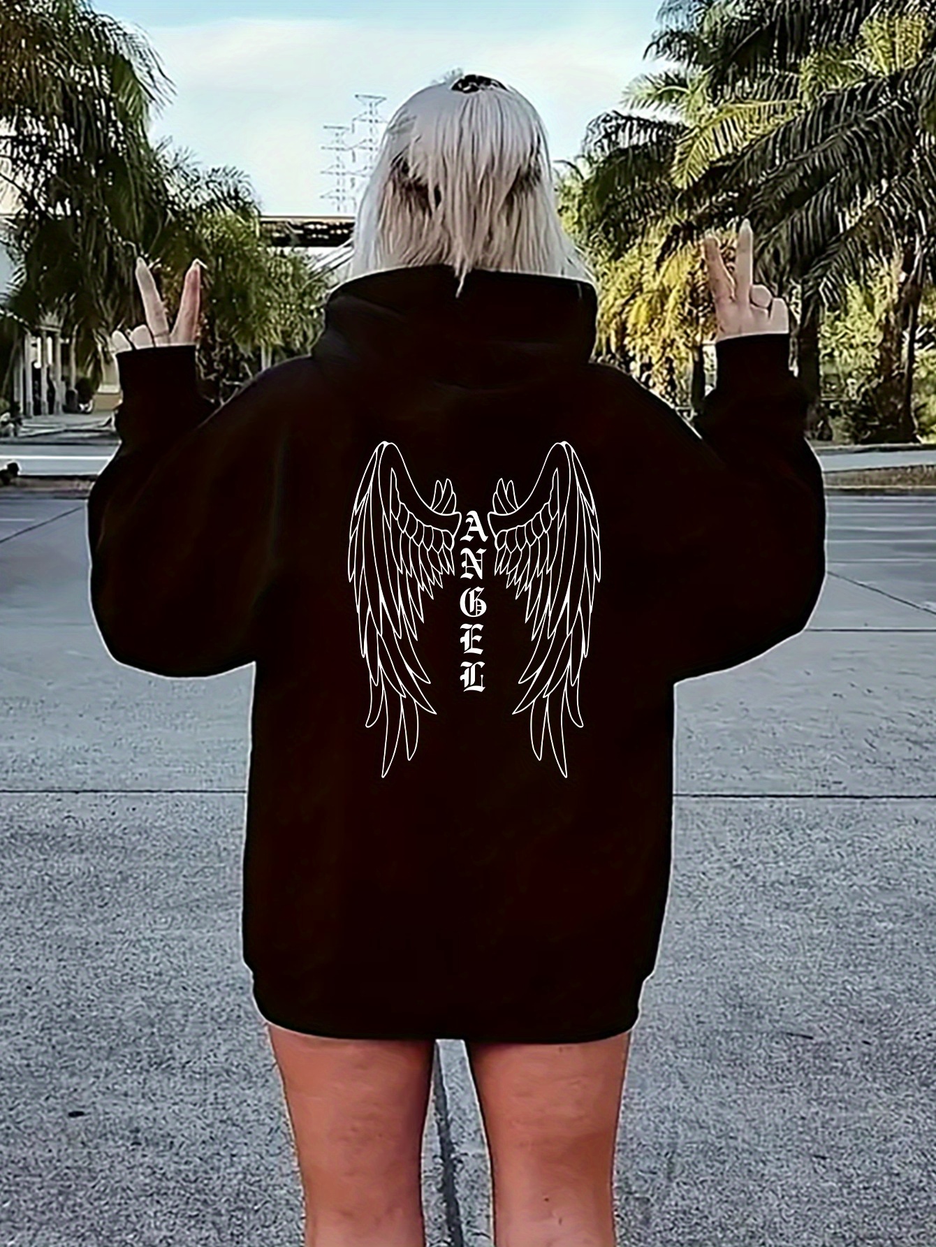 angel print hoodie Cyprus