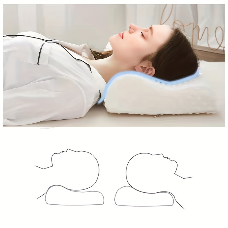 ergonomic cervical support pillow bed comfortable neck Temu Pakistan