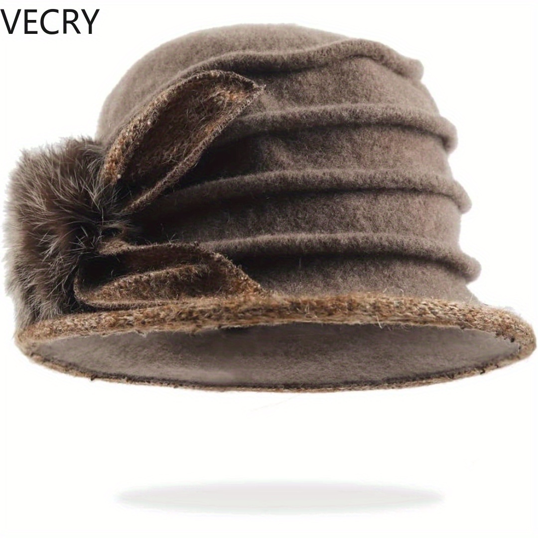 

Vecry Hat For Women Wool Hat