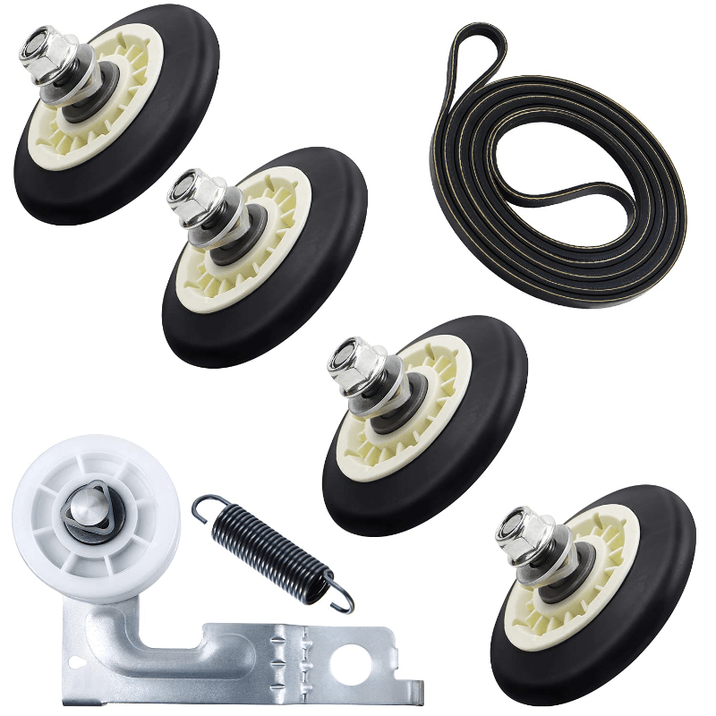 

7pcs Dryer Repair Kit & - Includes 4581el2002c Roller , 4400el2001a Belt, And 4561el3002a - Compatible With Multiple Models, Rubber & Galvanized Steel Construction