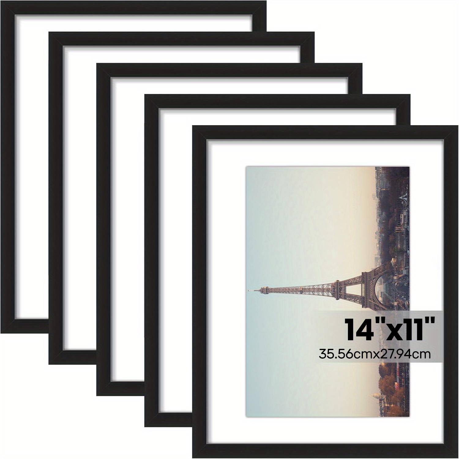 TEMU Photo Frame Set Of 5, Photo Frame Collage Wall Decoration Display Photo, Home Decor Hallway Decorative Picture Frame