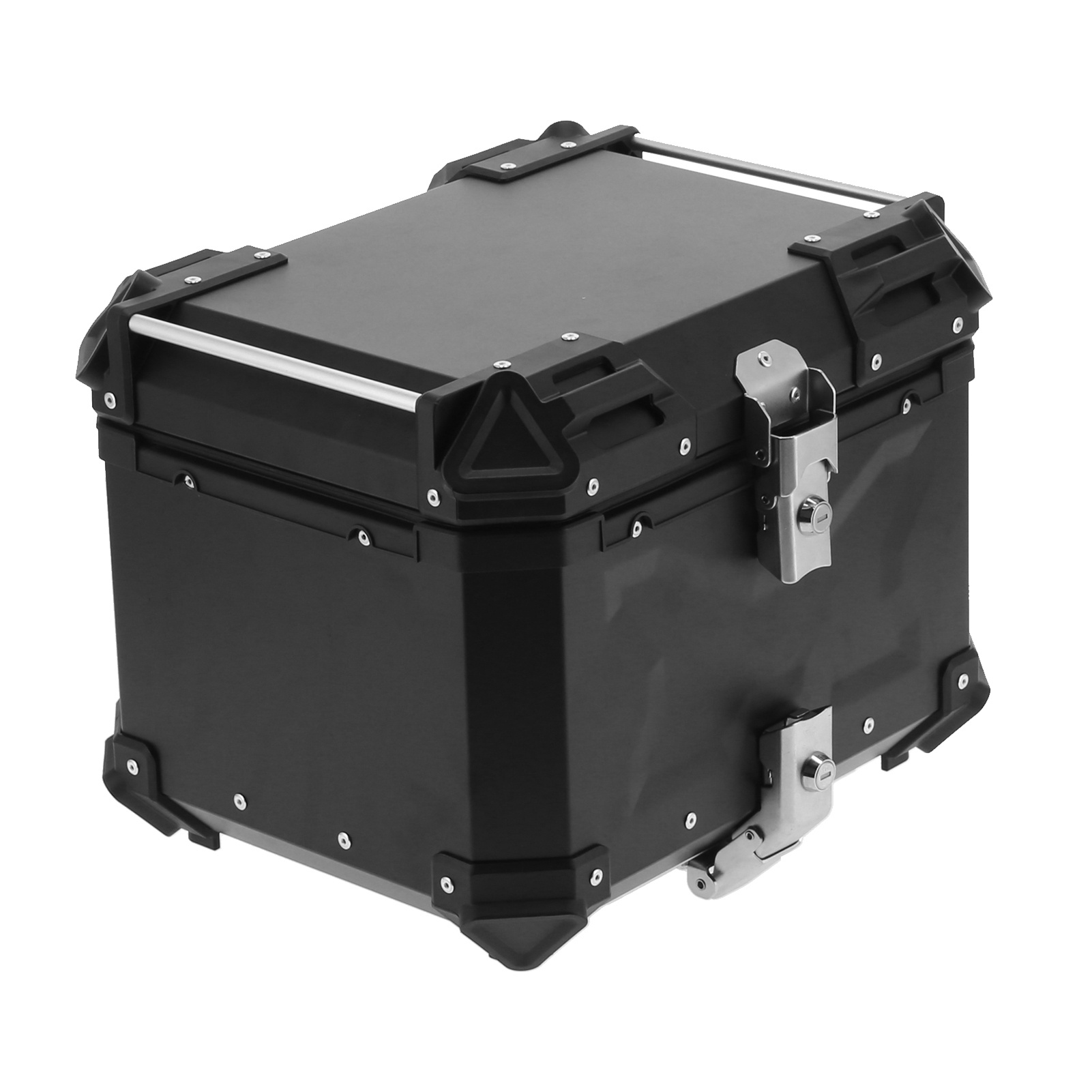 Universal Black 45l Motorcycle Aluminum Top Case Tail Box Luggage