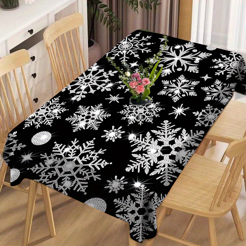 

Christmas Tablecloth - Stain & , -free For Dining, Parties, And