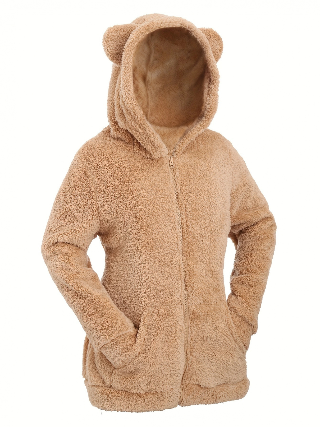 Teddy hooded jumper sale