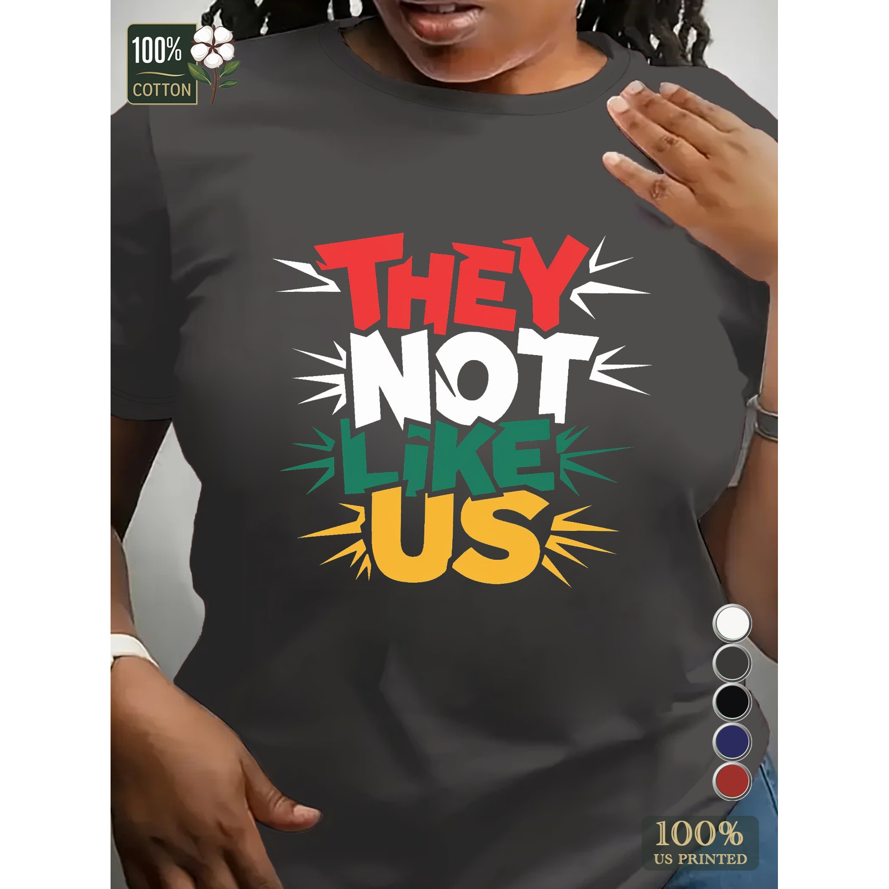 

Don't Like Our Plus Size Cotton Women's T-shirt