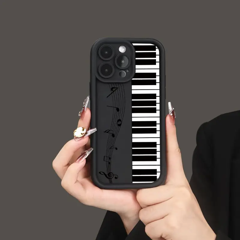 creative piano pattern angel eye stair phone case - Temu Oman creative piano pattern angel eye stair phone case - Temu Oman