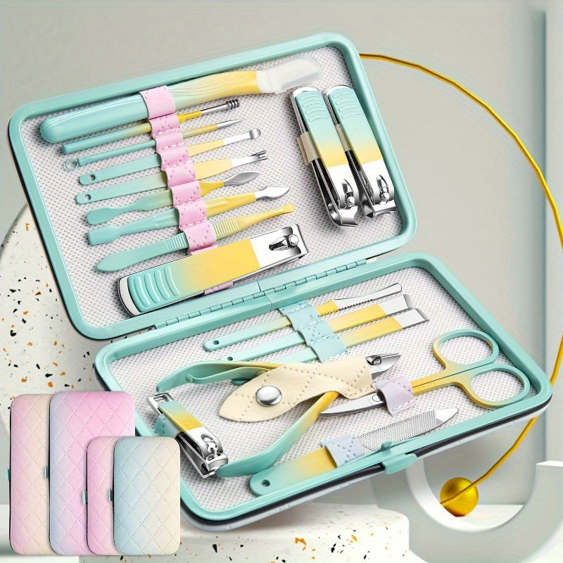 

& Pedicure Kit - Steel Set , Includes , & - Christmas Or New For