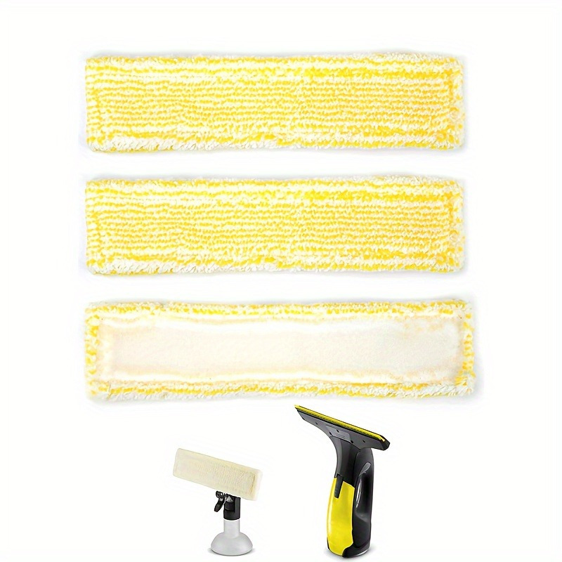 2 pack ultra absorbent microfiber mop pads replacement for karcher wv2 wv5 washable cloth floor attachments ideal for window household cleaning details 1