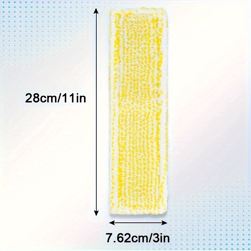 2 pack ultra absorbent microfiber mop pads replacement for karcher wv2 wv5 washable cloth floor attachments ideal for window household cleaning details 5