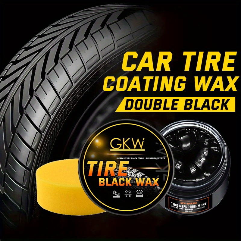 

Gkw Tire Black Wax Coating - Shine & Restoration, Anti-aging Car Paste, Crack Prevention, , Wheel Refurbishment For Bikes And Motorcycles - Applicable To All Models