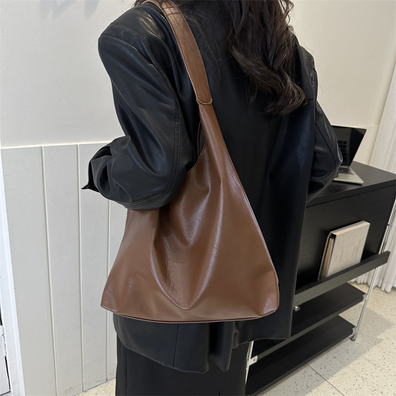 

Fashionable Pu Tote Bag , Large Shoulder Underarm Bag - &