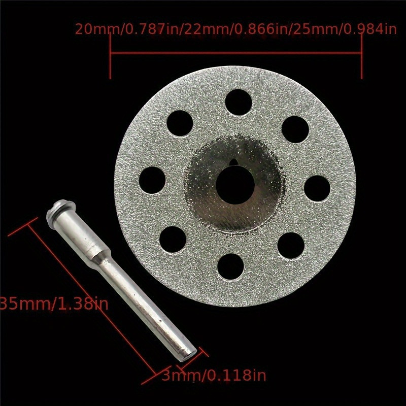 

12pcs Premium Diamond Wheels - Fast And Precise Metal Cutting Disc For Marble, Ceramic, Stone, And Glass