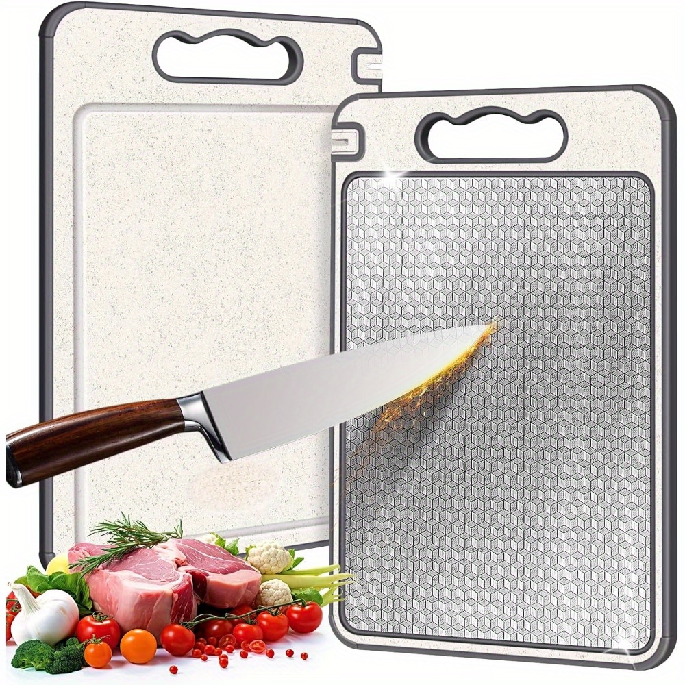 

Donqe Stainless Steel - Double-sided, - Groove & , Dishwasher Safe