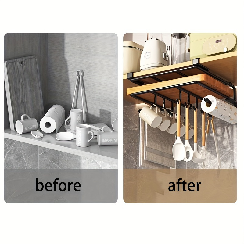 Space Saving Stainless Steel Kitchen Hook Rack Cutting Board - Temu