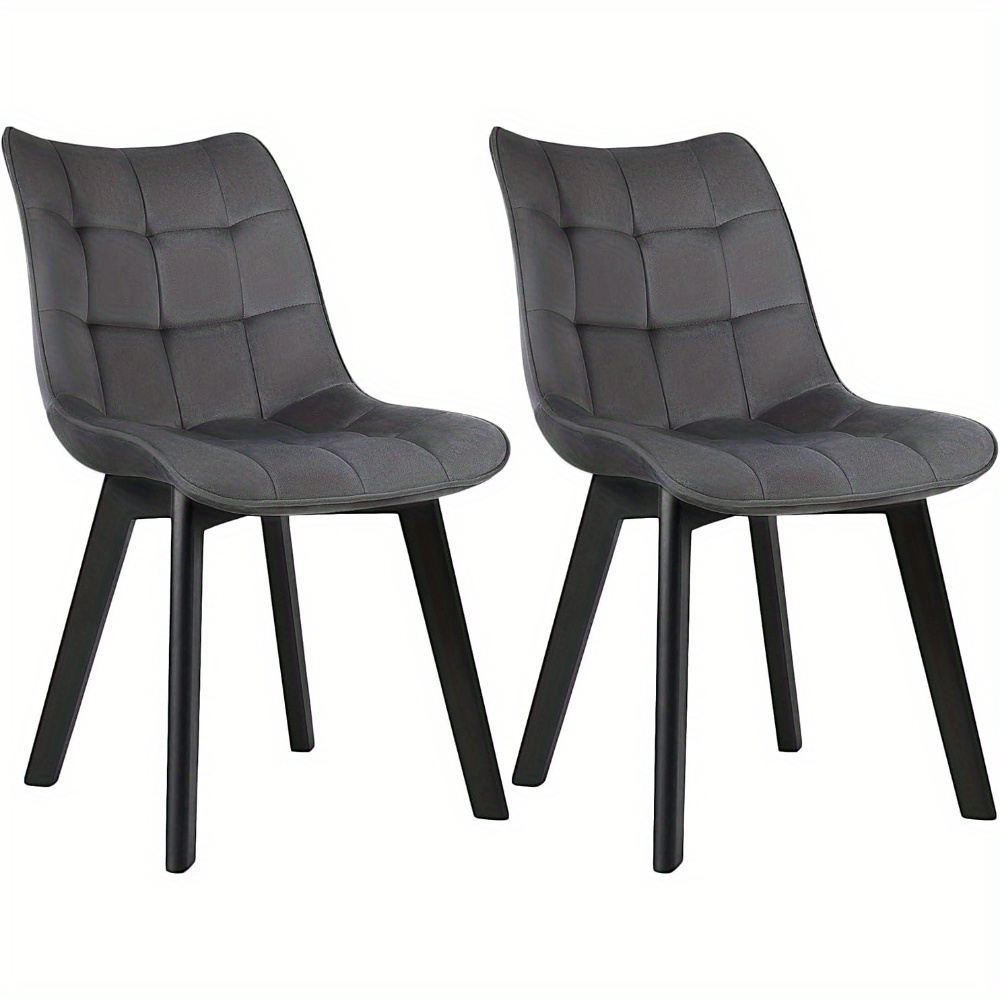 2pcs Dining Chairs Living Room Chairs Upholstered Chairs Kitchen Chairs Soft Velvet And Solid Wood For Dining Room And Living Room