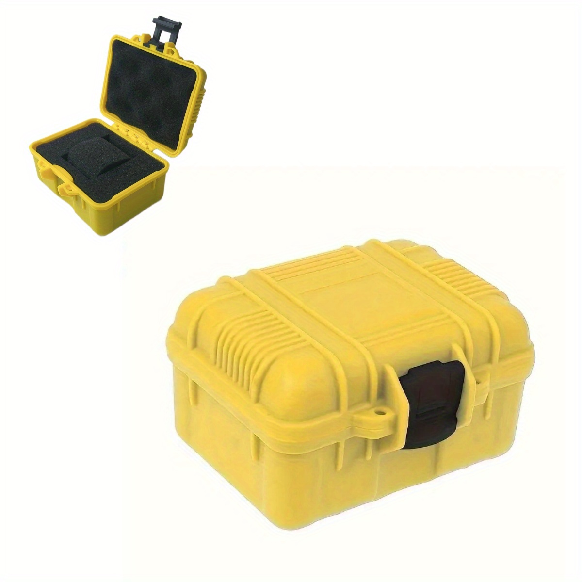 Image of 1 Slot Portable Watch Case, Durable Plastic Watch Storage Box, Watch Organizer, Protective Moisture-proof Watch Box